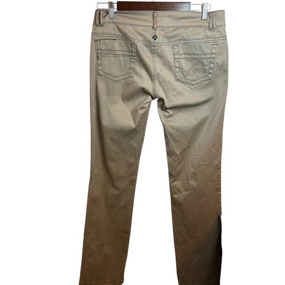 Prana | Tan Tall Straight Leg Stretch Pants | Sz 8T - Picture 2 of 5
